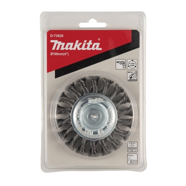 Chổi kim loại đánh mép 100mm Makita D-73829