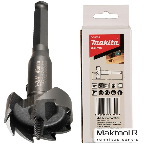 Mũi khoét gỗ chuôi lục giác 7/16