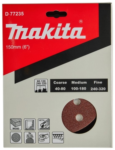 Giấy chà nhám đa năng (hộp 10 tờ) Makita