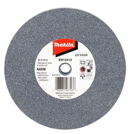 Đá mài kim loại 150x12.7x16mm cho máy mài 2 đá Makita