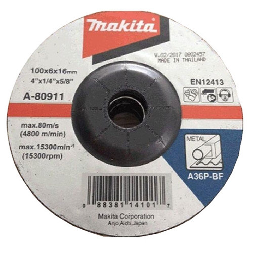 Đá mài sắt 100x6.0x16mm A36P Makita A-80911
