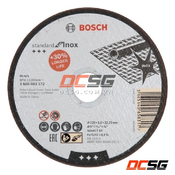 Đá cắt Standard for Inox Bosch 2608601513