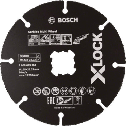 Đá cắt X-LOCK Carbide Multi Wheel Bosch 2608619284