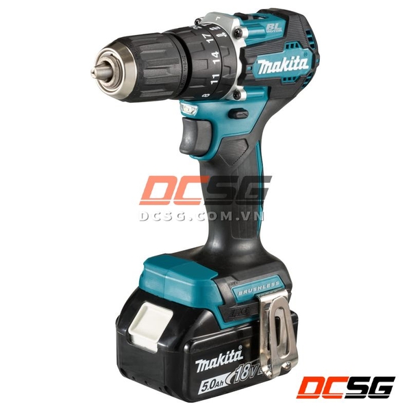 Máy khoan búa, vặn vít dùng pin (bl)(18v) Makita DHP487RFJ