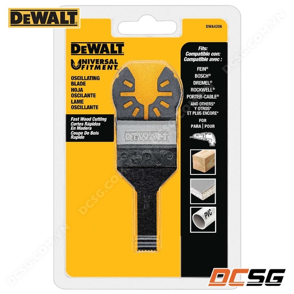 Lưỡi cắt gỗ 10x30mm cho máy cắt rung Dewalt DWA4208