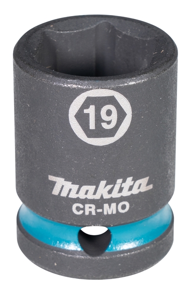 Đầu tuýp đen ngắn 6 cạnh thép CR-MO chuôi 1/2 inch Makita