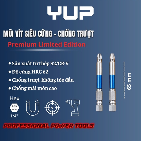 Mũi vít 1/4 - 65mm Sfunpro