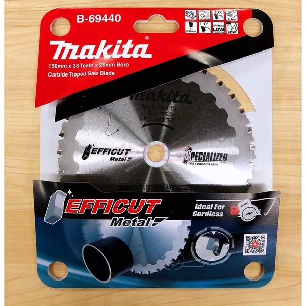Lưỡi cắt sắt hợp kim Efficut 33 răng 150x1.1x20mm Makita B-69440