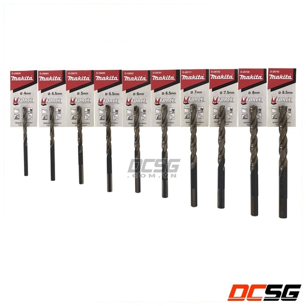 Mũi khoan kim loại 4.0x75mm Hss Mforce Makita D-29658