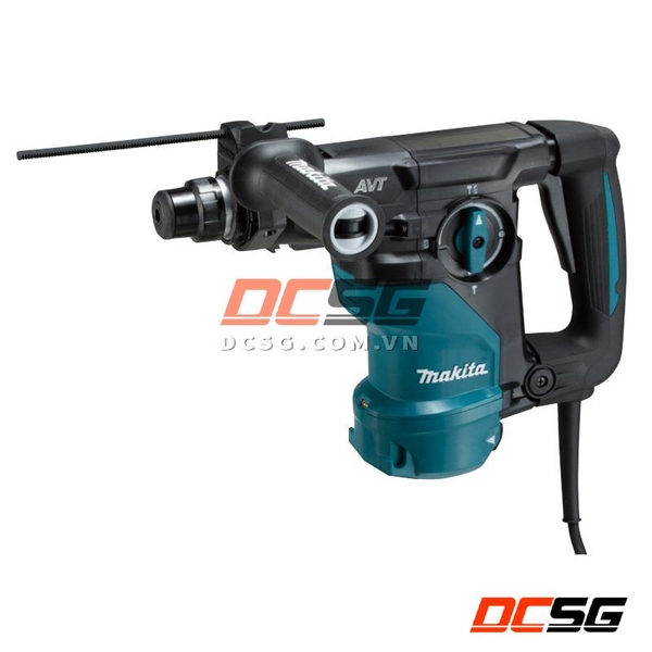 Máy khoan đa năng với hệ thống hút bụidx10 (chuôi gài sds-plus/30mm) Makita HR3011FCWJ