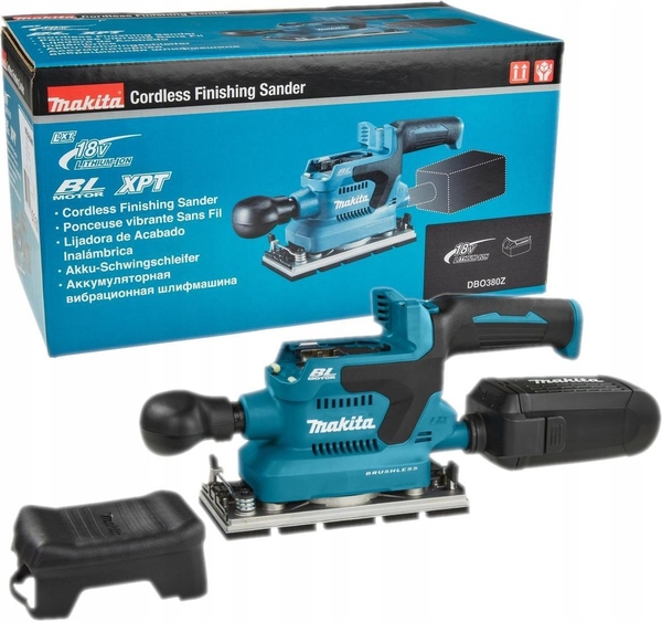 Máy chà nhám rung dùng Pin (18V) Makita DBO380Z