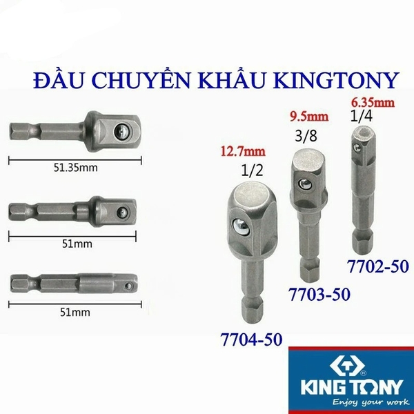 Đầu chuyển vít sang bu lông chuôi 1/4