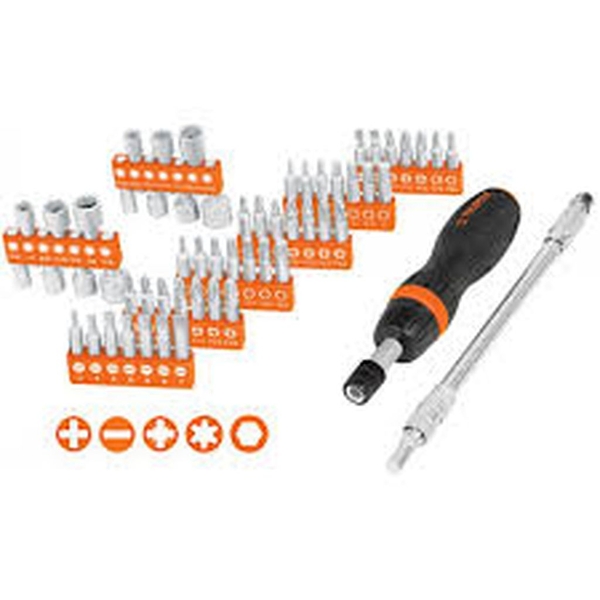 Bộ vít JDM-58 Truper 18220 (42 chi tiết và 14 đầu tuýp)