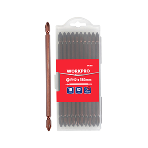 Mũi vặn vít 2 đầu bake PH2x150mm lực xoắn cao Workpro WP408161