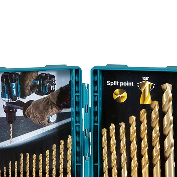 Bộ mũi khoan HSS-Tin (1.5-10mm) B-67795 Makita