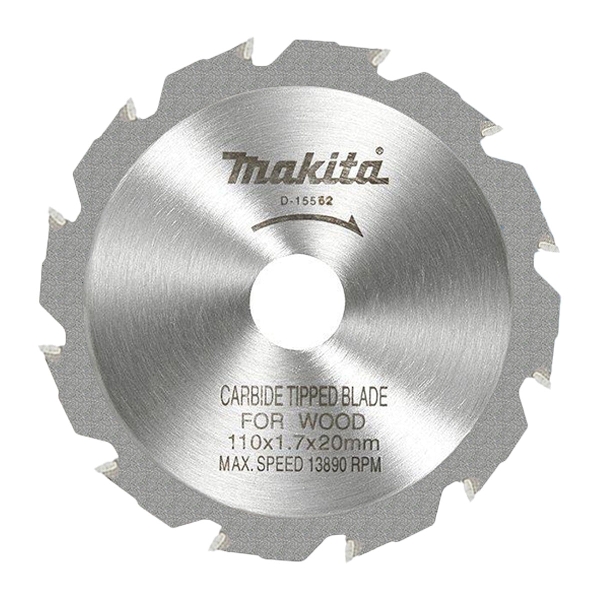 Lưỡi cưa hợp kim 110mmx20xmmx12T Makita D-15562