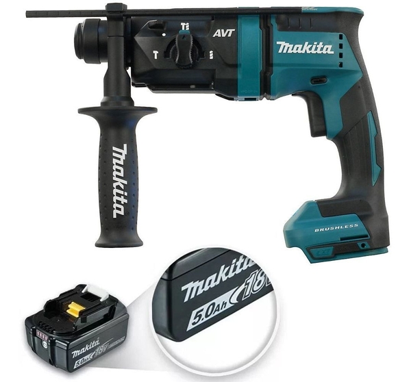 Máy khoan đa năng 18/13/24mm dùng pin 18V Makita DHR182RTJ