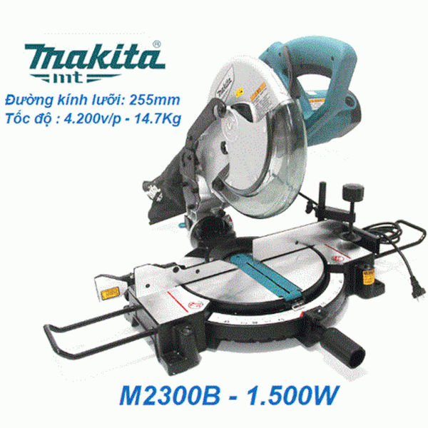 Máy cưa đa góc 255mm dùng điện 1500W Makita M2300B
