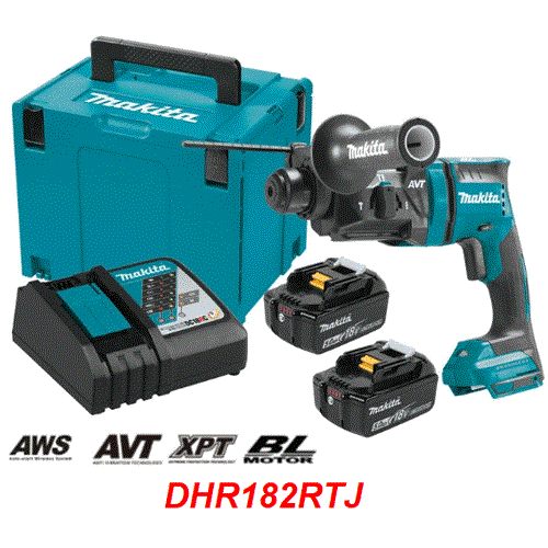 Máy khoan đa năng 18/13/24mm dùng pin 18V Makita DHR182RTJ