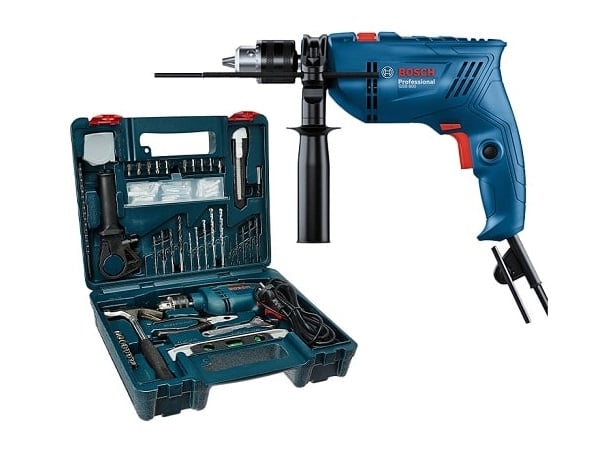 Máy khoan động lực 600W Bosch GSB 600 Set (100 món) Bosch 06011A03K1