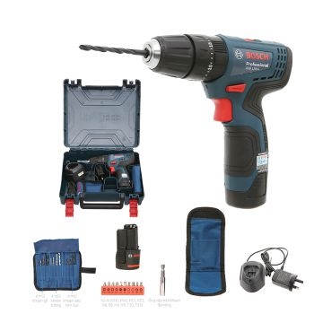 Máy khoan vặn vít dùng pin GSR120-Li (Kèm PK)Bosch 06019G80K2