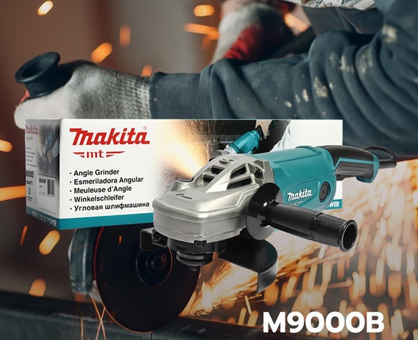 Máy mài góc 180mm dùng điện 2000W Makita M9000B (công tắc bóp)