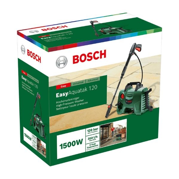 Máy phun xịt rửa áp lục cao Easy AQT120 Bosch 06008A79K1