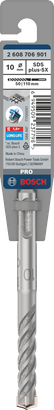Mũi khoan bê tông hợp kim 4 cạnh SDS Plus-5X Bosch
