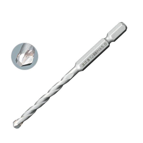 Mũi khoan gạch men Unika (Nhật) chuôi lục giác mã TJ