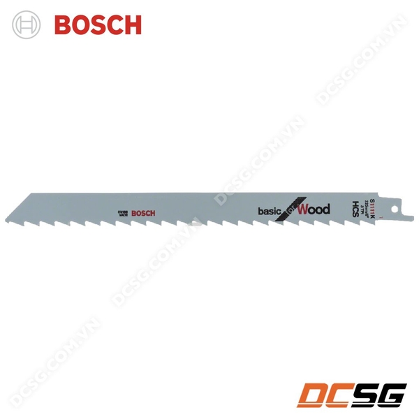 Lưỡi cưa kiếm cắt củi, gỗ thô Bosch S1111K 2608650678