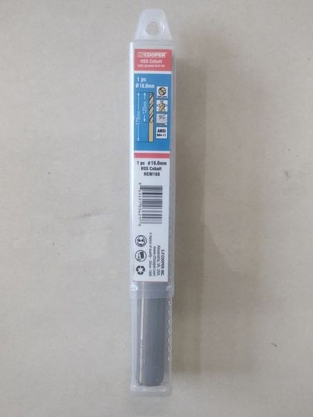 Mũi khoan thép, Inox Cobalt 16mm CFCooper HCM160 (1 mũi)