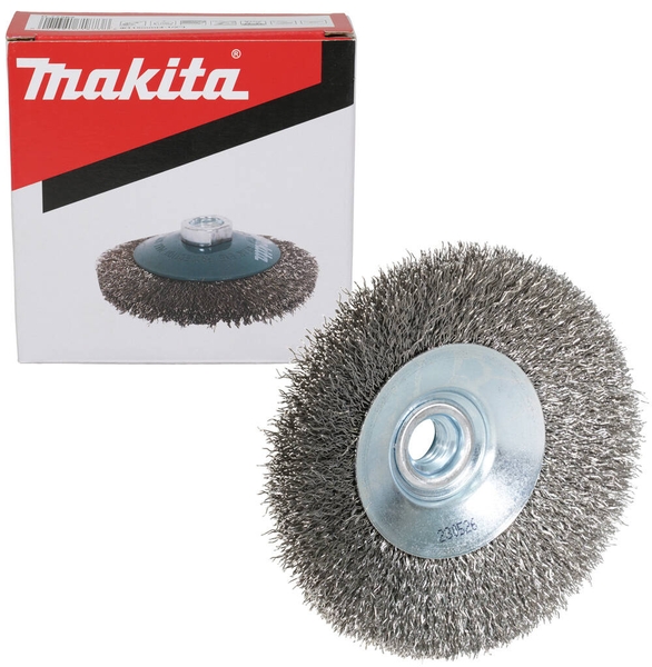 Chổi đánh gỉ dạng vát mép Makita D-77562 115mmxM14-2