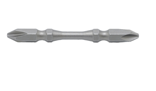 Mũi vít ba ke 2 đầu bằng thép S2 PH2PH2 x 65mm Brosco - BR2PH2D065 (vỉ 10 cái)