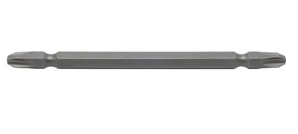 Mũi vít ba ke 2 đầu (6.35mm) bằng thép S2 PH2PH2 x 150mm Brosco - BR2PH2C635150 (vỉ 10 cái)