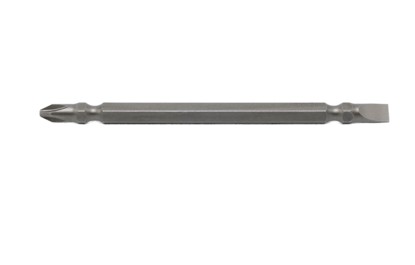 Mũi vít hai đầu SL6-PH2 x 150mm bằng thép S2 Brosco - BRPH2SL60C150 (vỉ 10 cái)