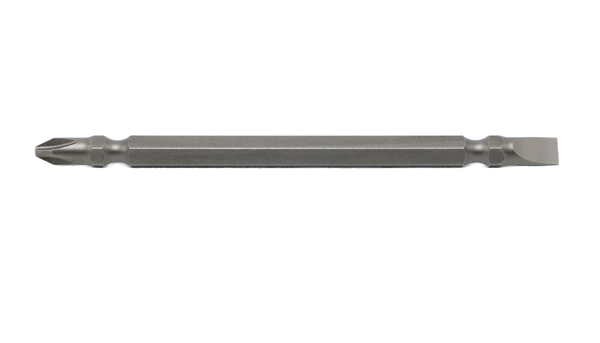 Mũi vít hai đầu SL6-PH2 x 150mm bằng thép S2 Brosco - BRPH2SL60C150 (vỉ 10 cái)