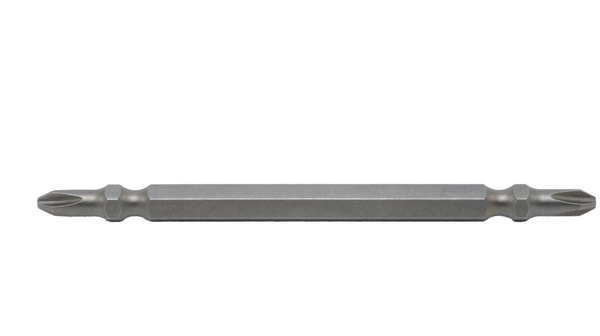 Mũi vít ba ke 2 đầu (5mm) bằng thép S2 PH2PH2 x 110mm Brosco - BR2PH2C50110 (vỉ 10 cái)