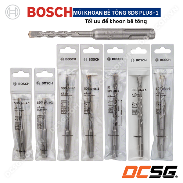 Mũi khoan bê tông SDS-Plus 1 Bosch