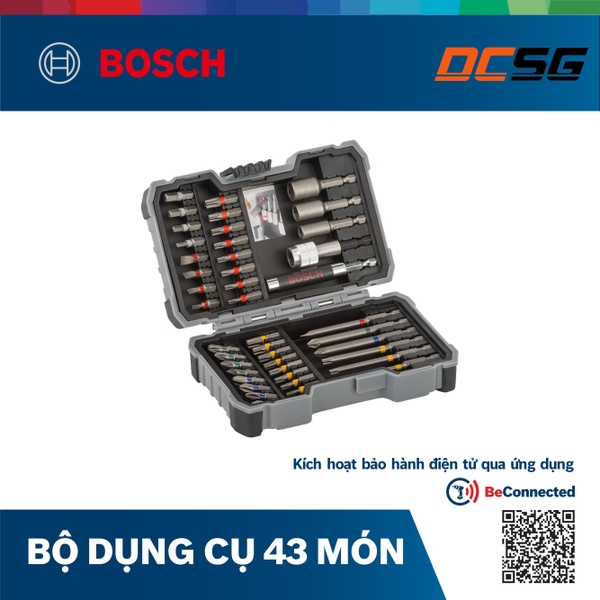 Bộ mũi vít nhiều màu 43 chi tiết Bosch 2607017164