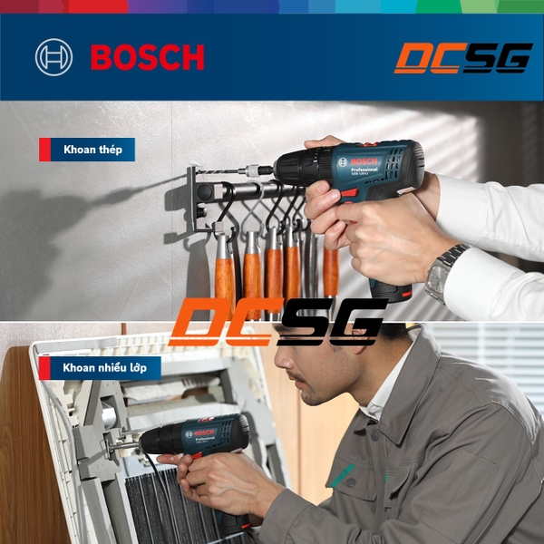 Bộ mũi khoan và mũi vặn vít Pick & Click (8 chi tiết) Bosch 2608522419