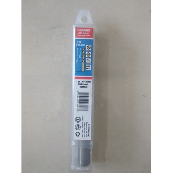 Mũi khoan thép, Inox Cobalt 14mm CFCooper HCM140 (1 mũi)