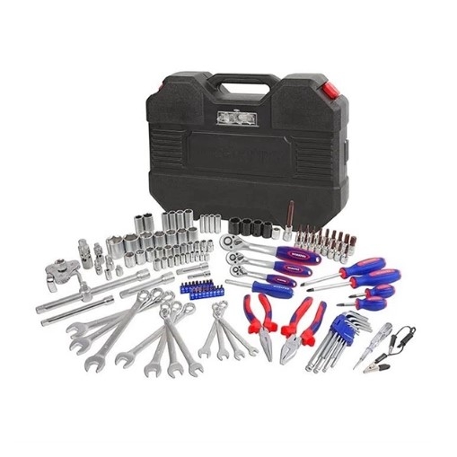 Bộ công cụ cơ khí các loại có hộp đựng (1 set = 123 cái) Workpro WP202533