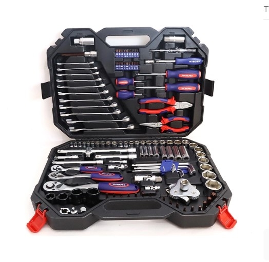 Bộ công cụ cơ khí các loại có hộp đựng (1 set = 123 cái) Workpro WP202533