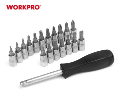 Bộ công cụ cơ khí các loại có hộp đựng (1 set = 108 cái) Workpro WP202535