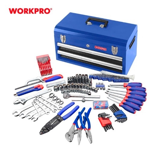 Bộ công cụ cơ khí các loại có hộp đựng (1 SET = 239 cái) Workpro WP209033