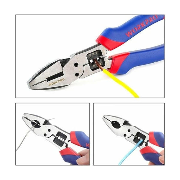 Kìm điện đa năng 8 inch 200mm Workpro WP231085