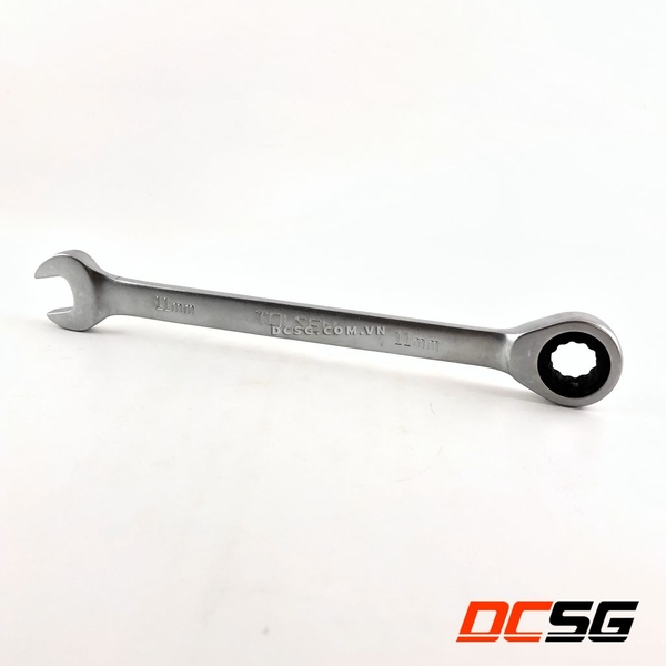 Cờ lê kết hợp 2 đầu vòng loại sâu và miệng 7mm bằng thép CrV Kendo-15207