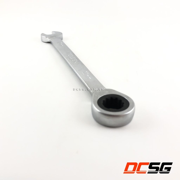 Cờ lê kết hợp 2 đầu vòng loại sâu và miệng 7mm bằng thép CrV Kendo-15207