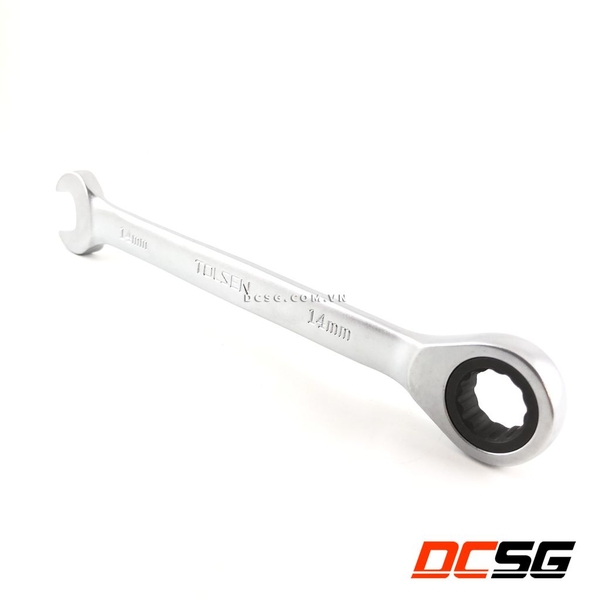 Cờ lê kết hợp 2 đầu vòng loại sâu và miệng 10mm bằng thép CrV Kendo-15210