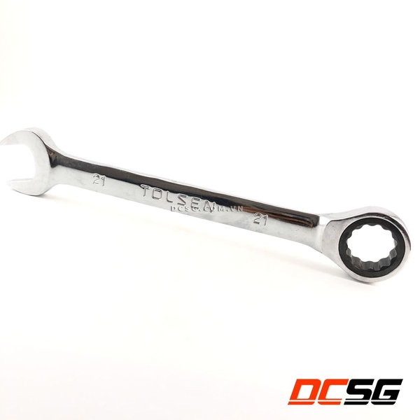 Cờ lê kết hợp 2 đầu vòng loại sâu và miệng 17mm bằng thép CrV Kendo-15217